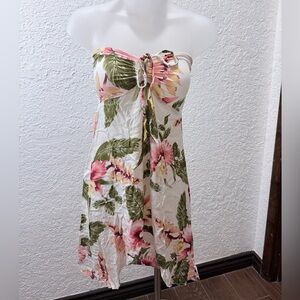 Sunny Island Hawaii Floral Dress